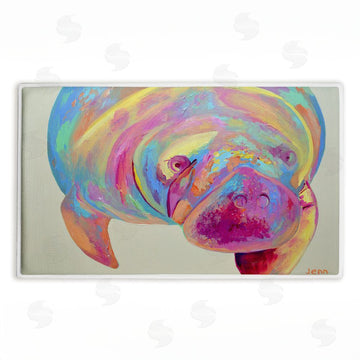 Jennifer Seeley | Chromatic Hue Manatee Plush Bath Mat