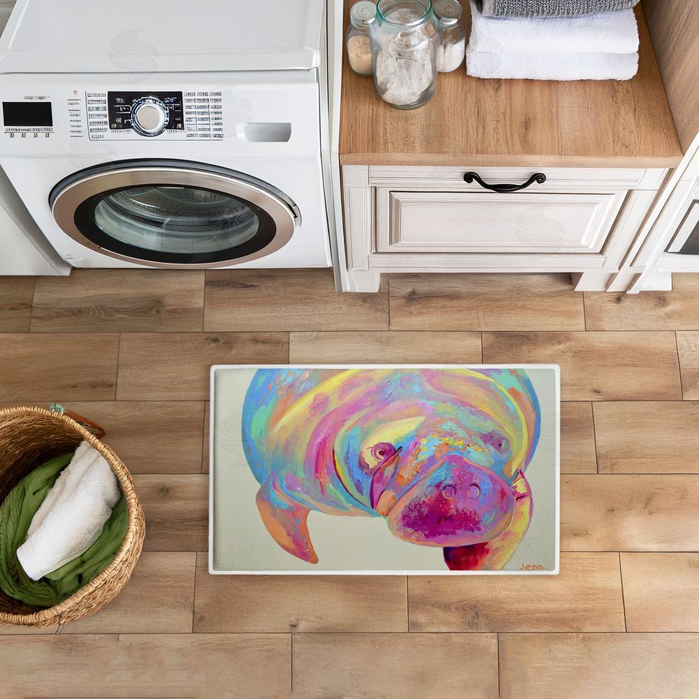 Jennifer Seeley | Chromatic Hue Manatee Plush Bath Mat