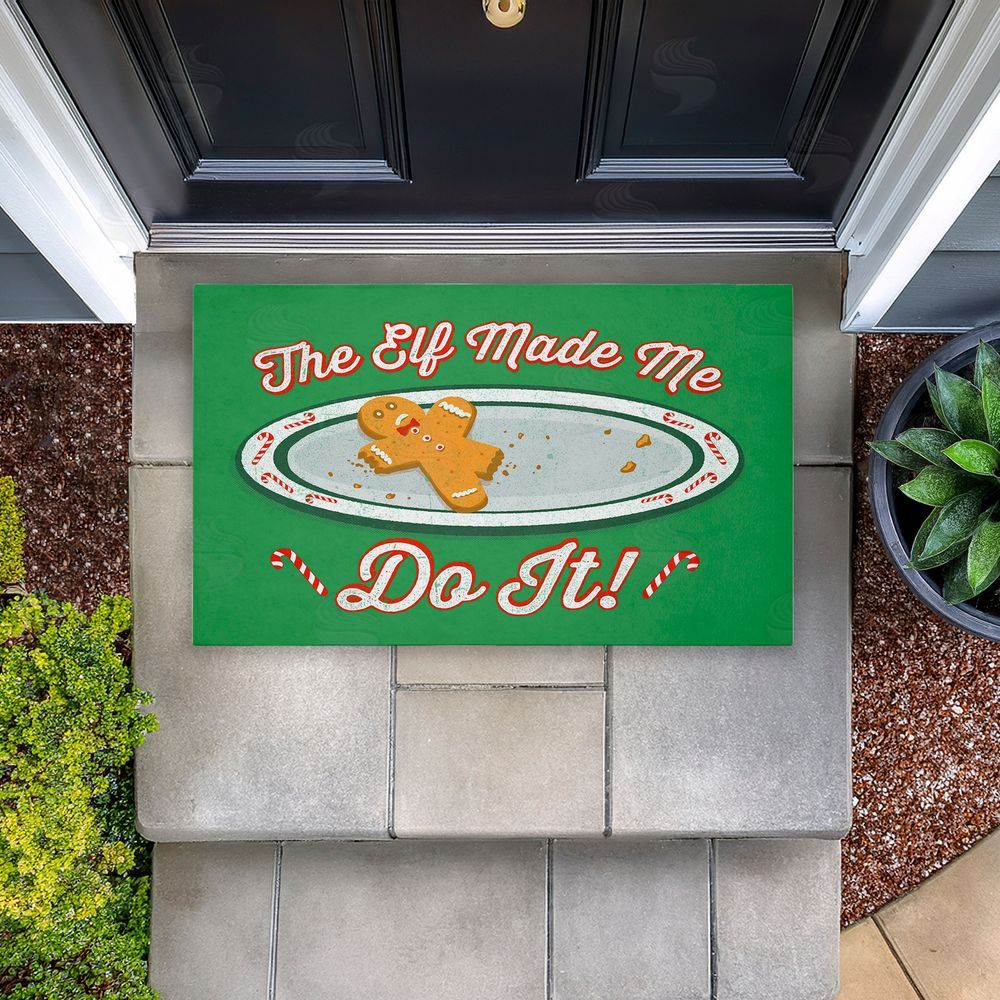 Jedco Brands Inc. | The Elf Made Me Do It Non-Woven Door Mat