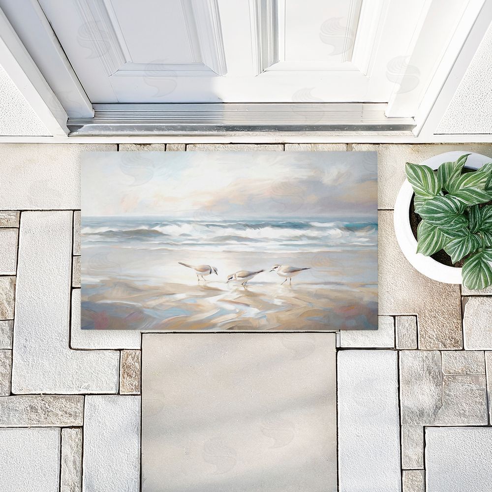 Ramona Murdock | Blue Haven Bay Birds Non-Woven Door Mat