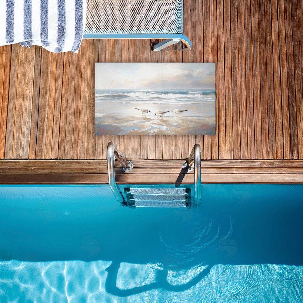 Ramona Murdock | Blue Haven Bay Birds Non-Woven Door Mat