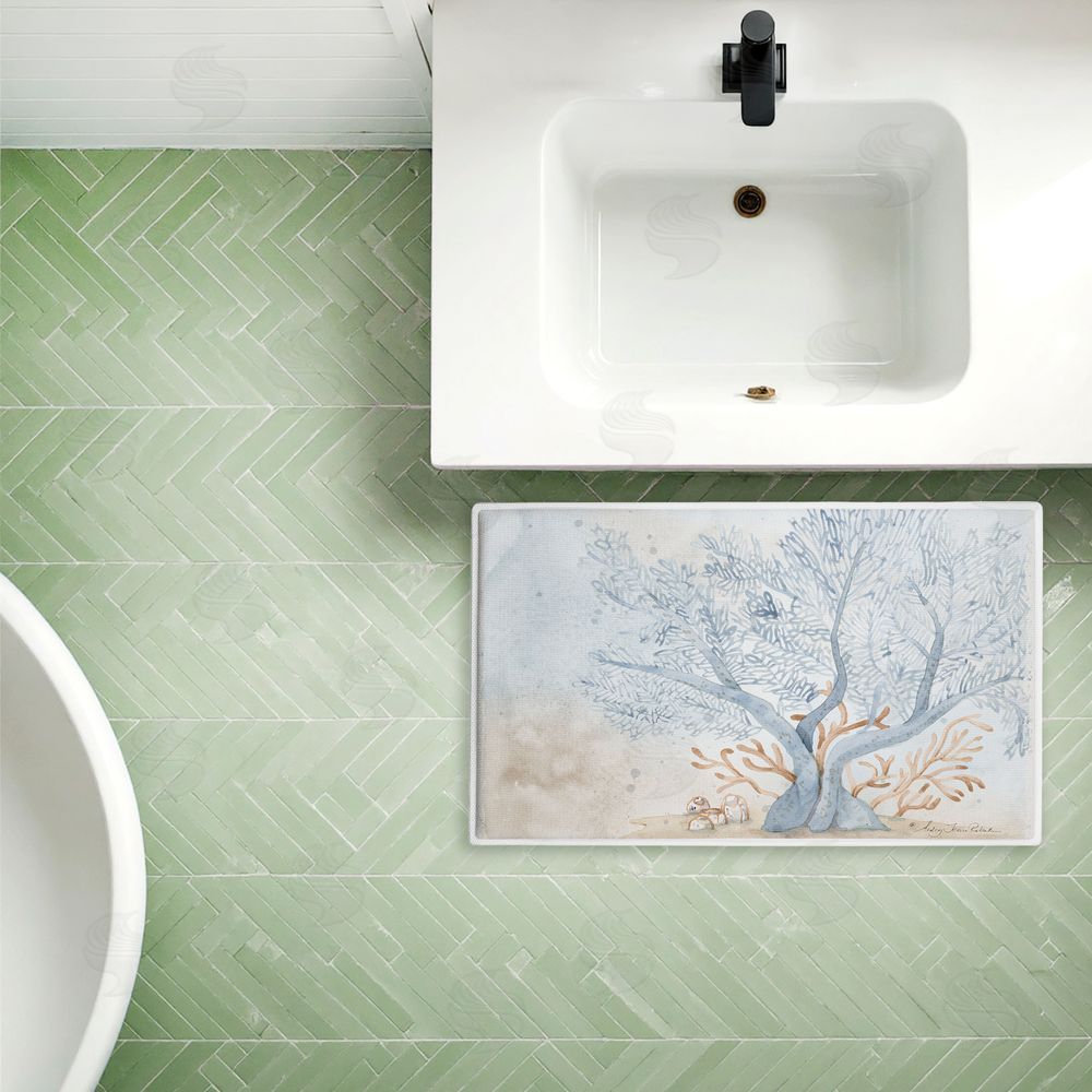 Audrey Jeanne Roberts | Treasures From The Sea Plush Bath Mat