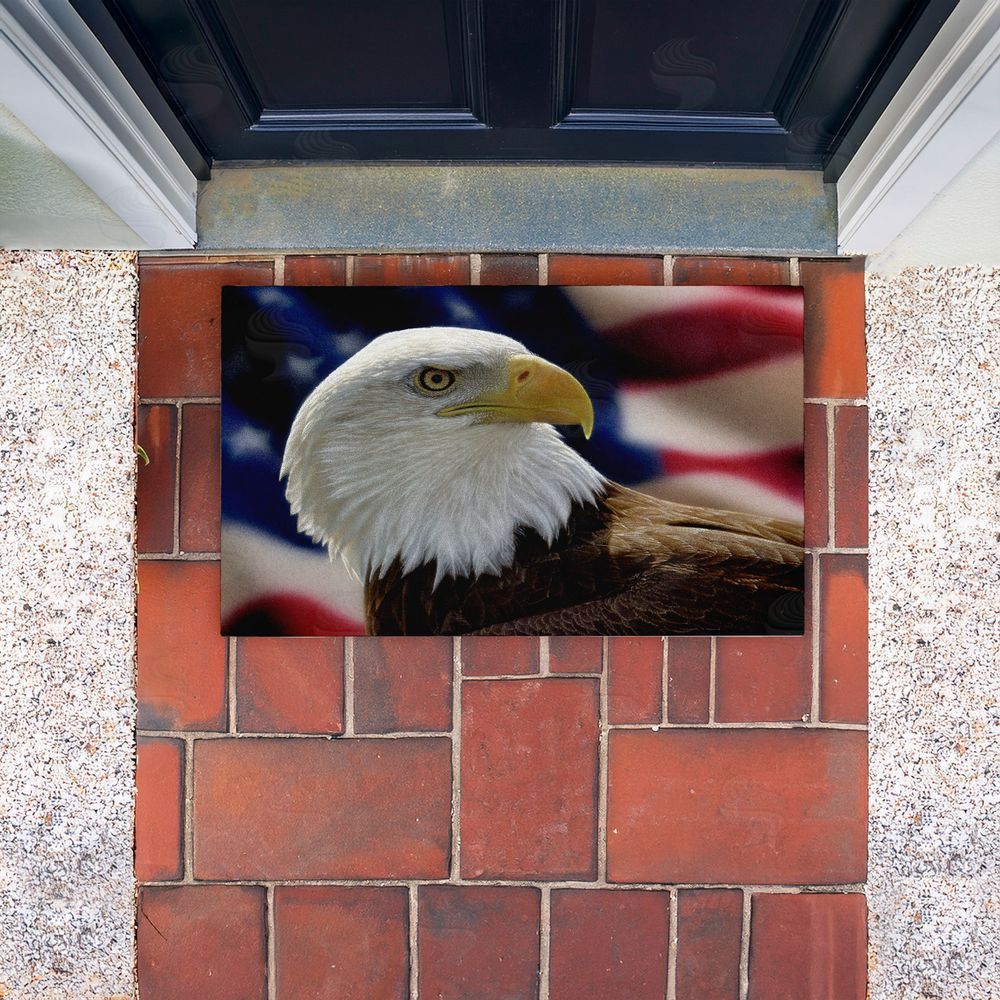Collin Bogle | American Bald Eagle Non-Woven Door Mat