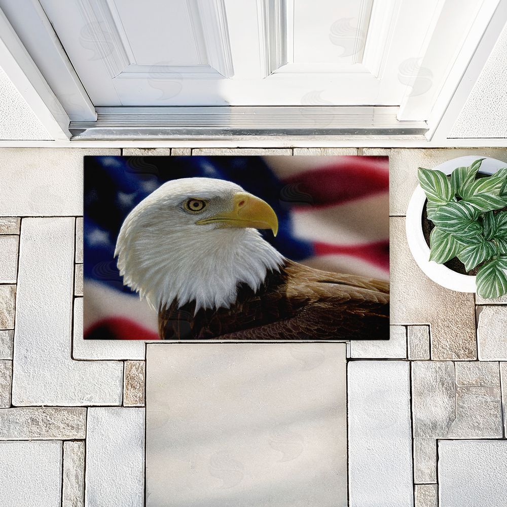 Collin Bogle | American Bald Eagle Non-Woven Door Mat