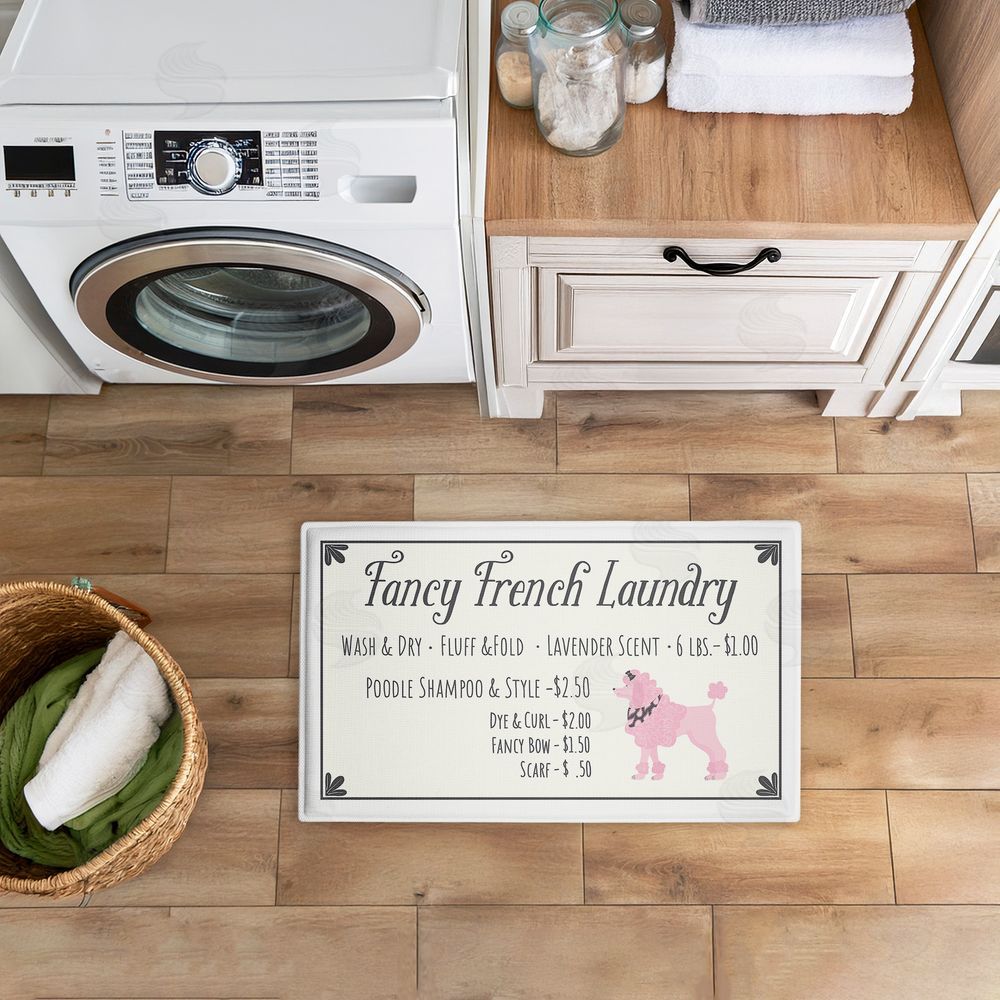 Darlene Seale | Fancy French Laundry Plush Bath Mat
