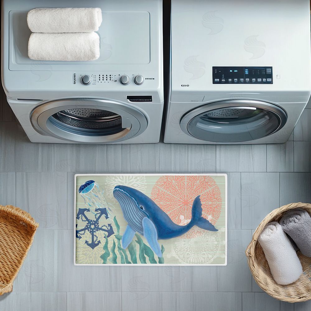 Darlene Seale | Sealife Classic Whale Plush Bath Mat
