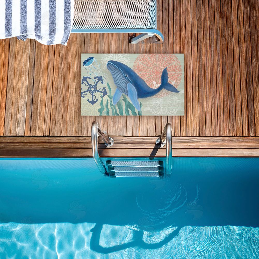 Darlene Seale | Sealife Classic Whale Non-Woven Door Mat