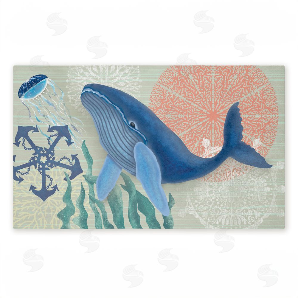 Darlene Seale | Sealife Classic Whale Non-Woven Door Mat
