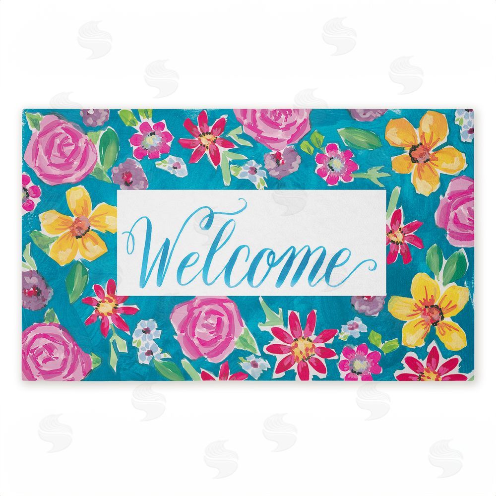 Amanda McGee | Lush Garden Welcome Non-Woven Door Mat