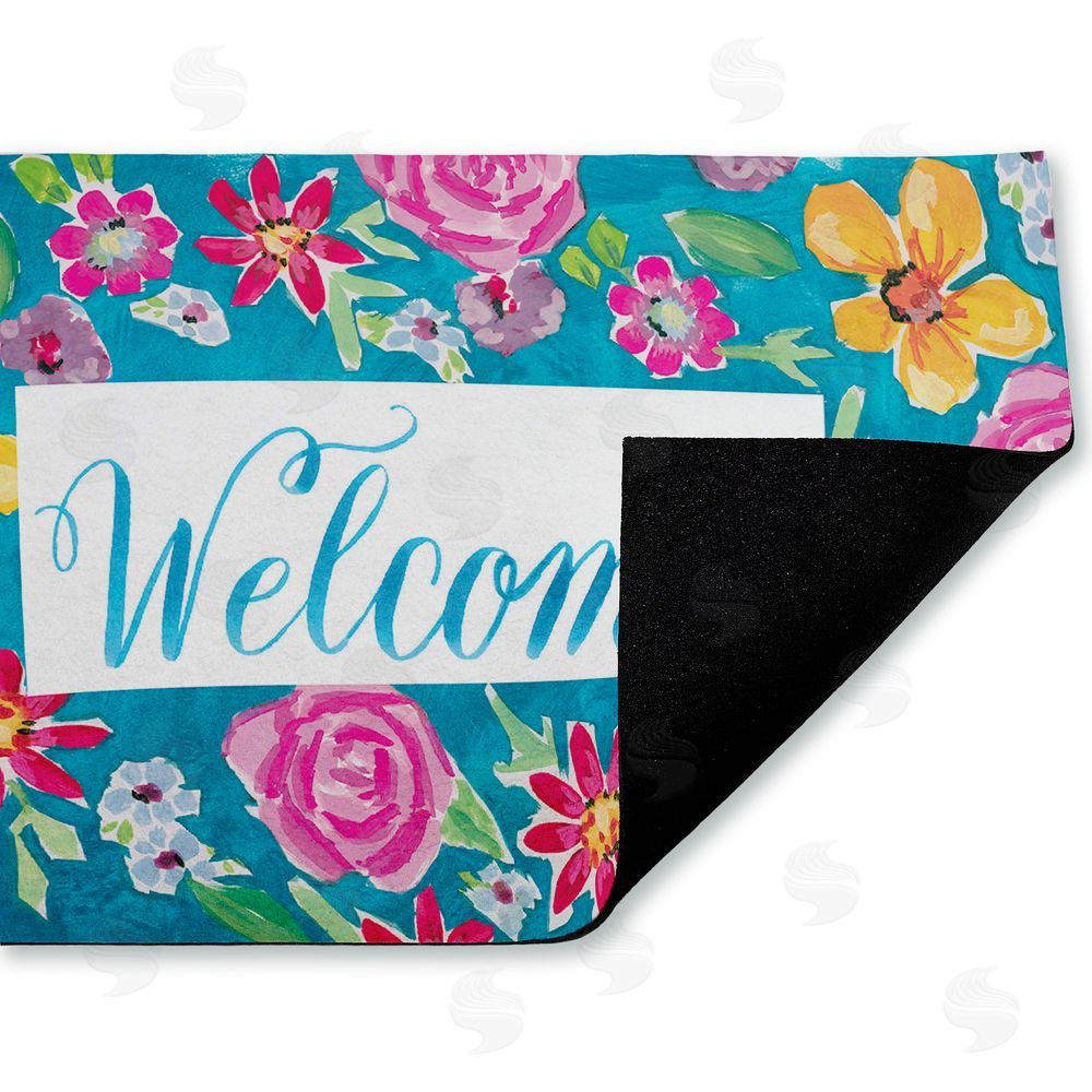 Amanda McGee | Lush Garden Welcome Non-Woven Door Mat