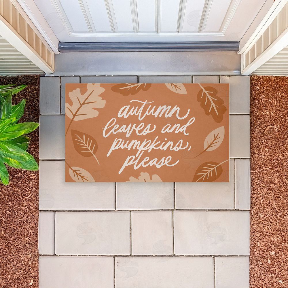 Amanda Houston | Autumn Please Sentiment Non-Woven Door Mat