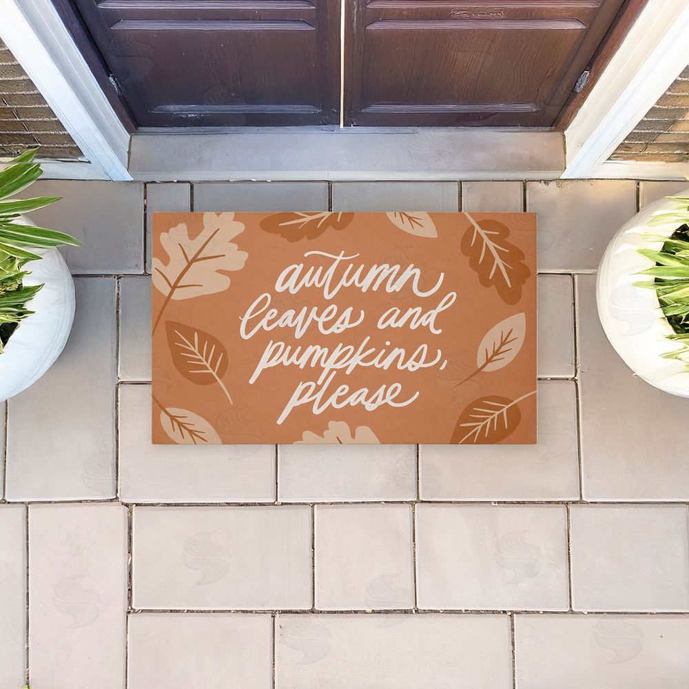 Amanda Houston | Autumn Please Sentiment Non-Woven Door Mat