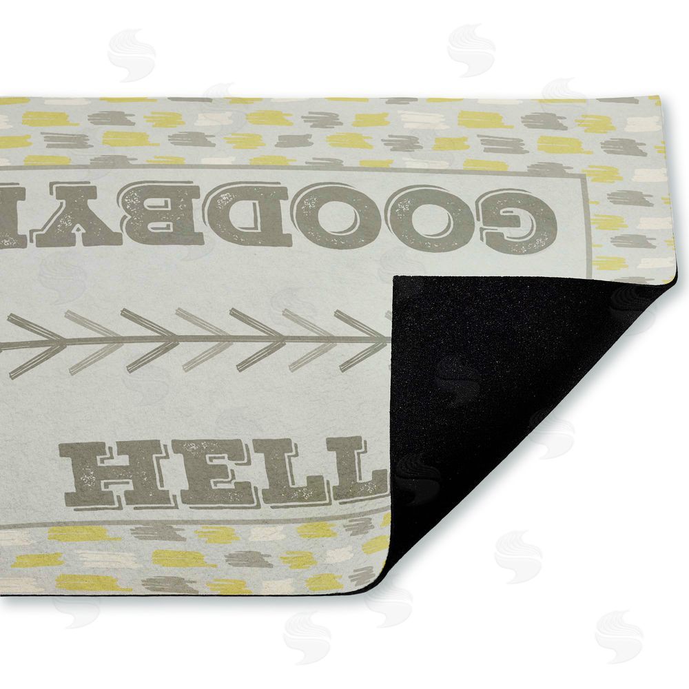 Arrolynn Weiderhold | Hello & Goodbye with Arrow Non-Woven Door Mat
