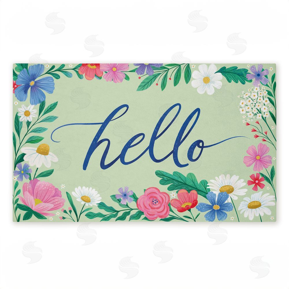Arrolynn Weiderhold | Dream Garden Hello Non-Woven Door Mat