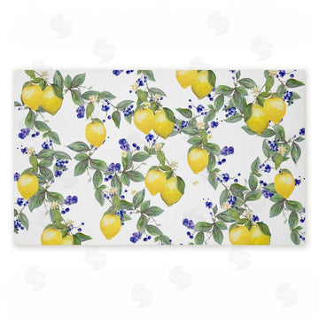 Diannart | Lemony Vine Pattern Non-Woven Door Mat