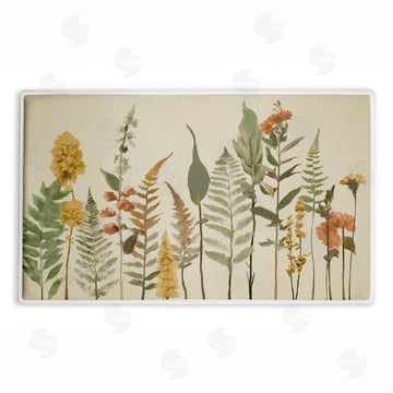 Elizabeth Medley | Simple Fall Botanics Plush Bath Mat