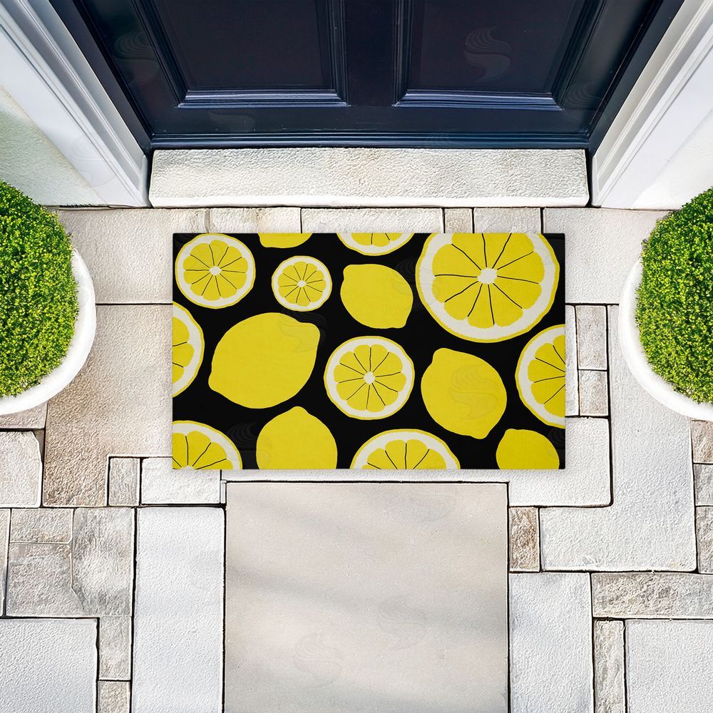 Anna Quach | Lemon Squeezy Pattern Non-Woven Door Mat