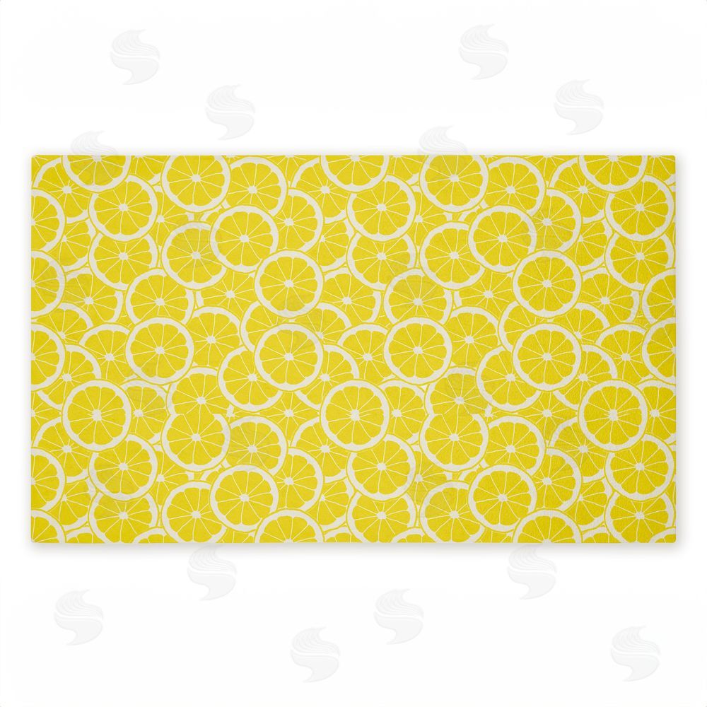 Anna Quach | Zesty Lemons Everywhere Non-Woven Door Mat
