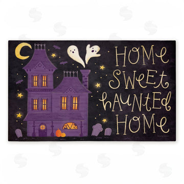 Lindley Wiesner | Haunted Sweet Home Non-Woven Door Mat