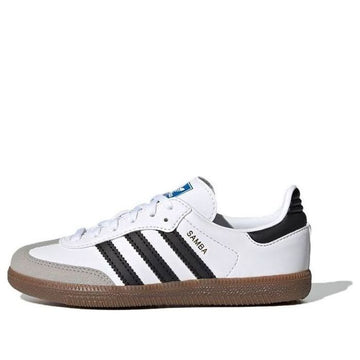 (GS) adidas Samba OG J 'White Black Gum' GZ8346